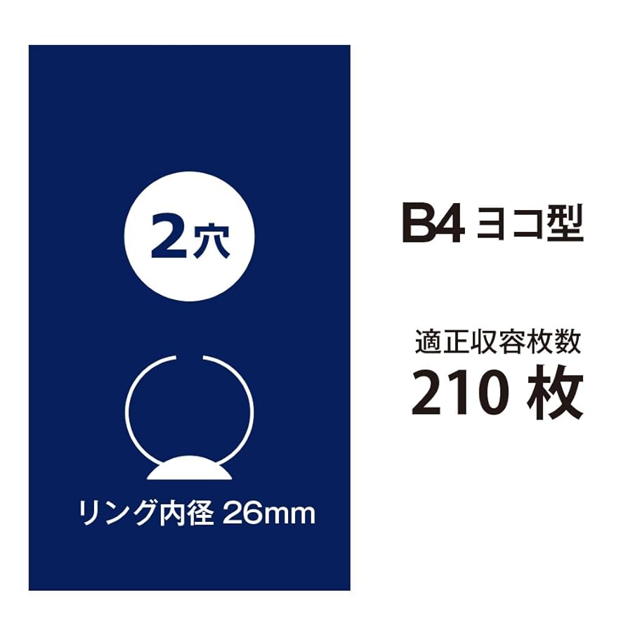 Amazon.co.jp: プラス リングファイル 2穴 スーパーエコノミー